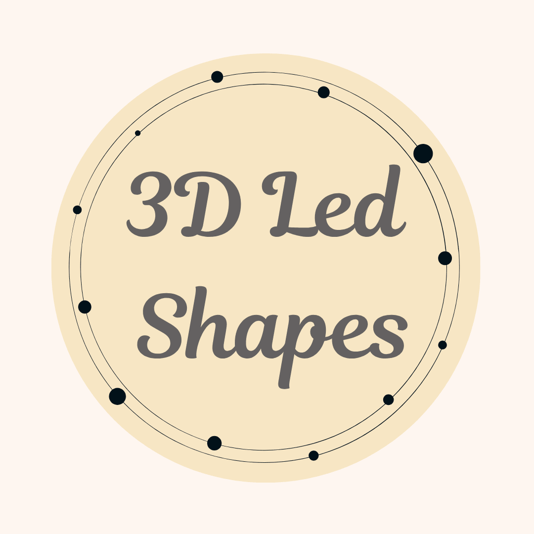 3D LED Shapes - Giftaty