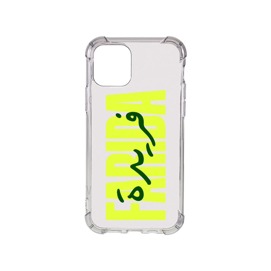 Personalized phone case example showing a custom printed design