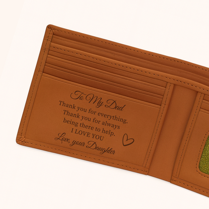 Giftaty Personalized Italian Leather Wallet