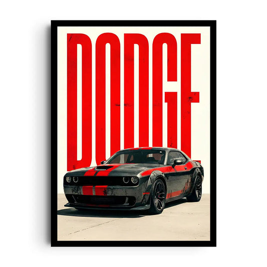 Framed poster of a gritty street court scene in heavy high-contrast tones, raw urban sports wall art