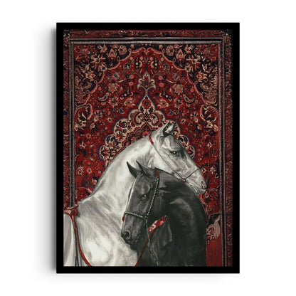 Giftaty Modern Frames | Wall Art | Home Decor (EQUINE ELEGANCE, Modern)