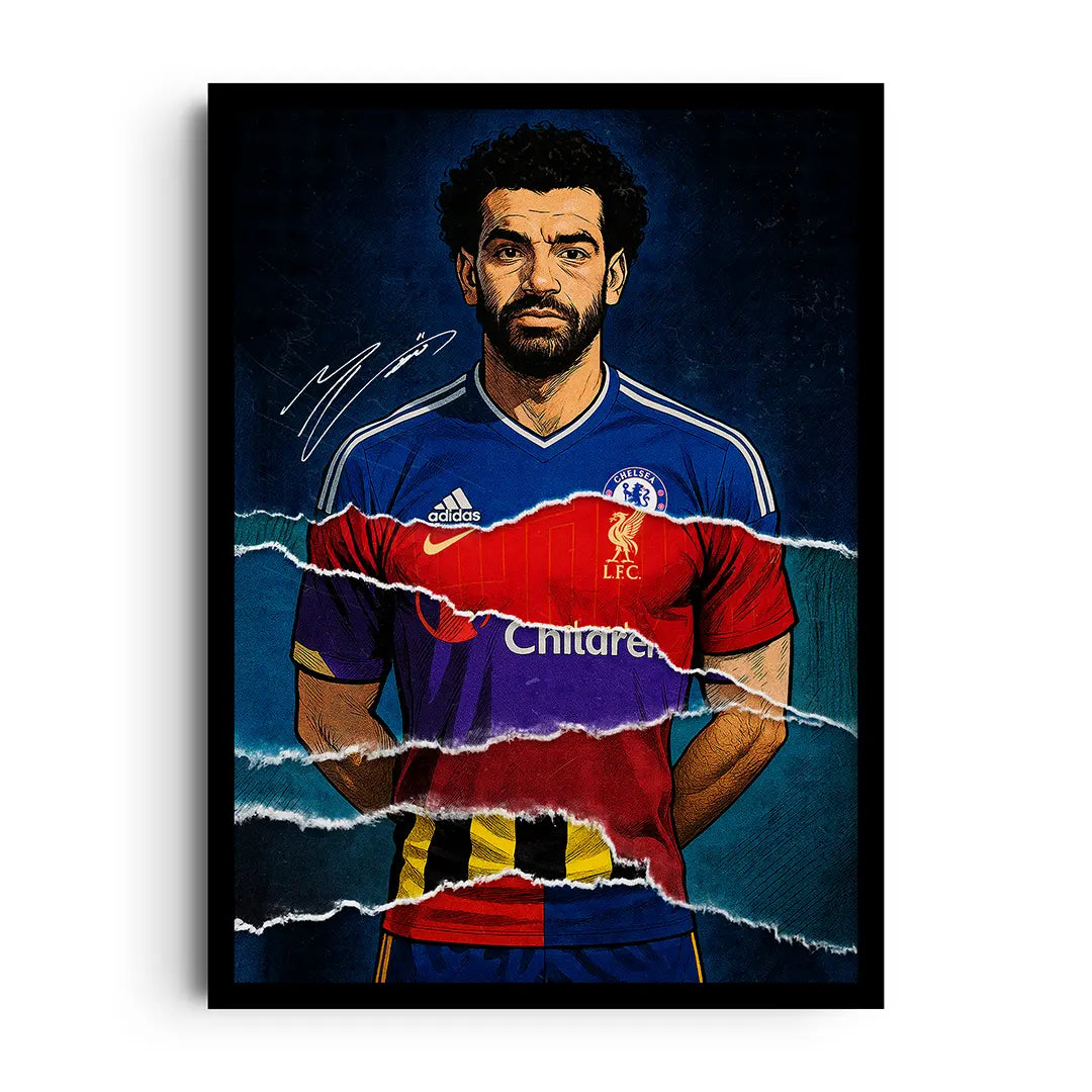 Giftaty Legends Frames | Wall Art | Home Decor (MO-SALAH, Legends)