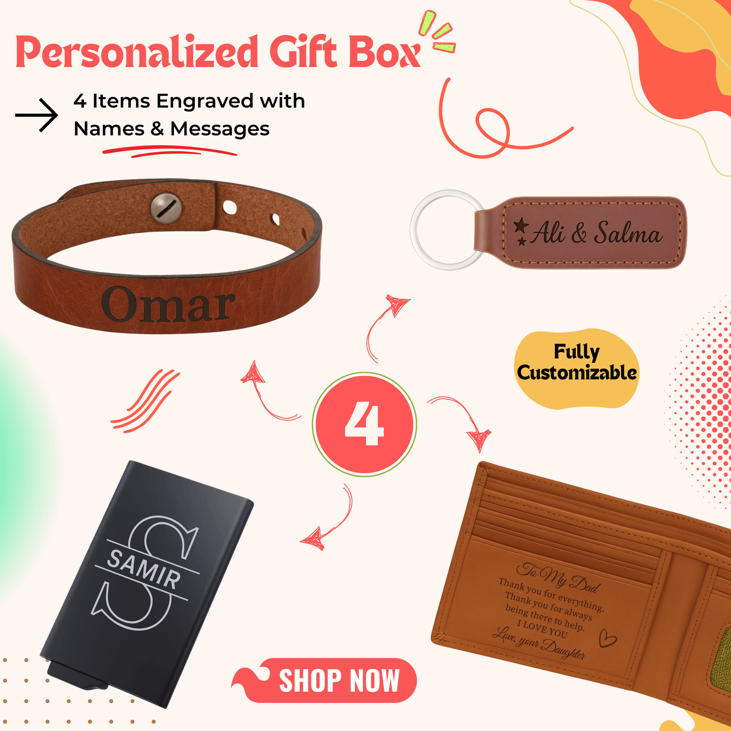 giftaty-cardholder-bracelet-wallet-keyring-gift-box-egypt