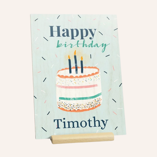 Giftaty Customized Wooden Photo Card Gift