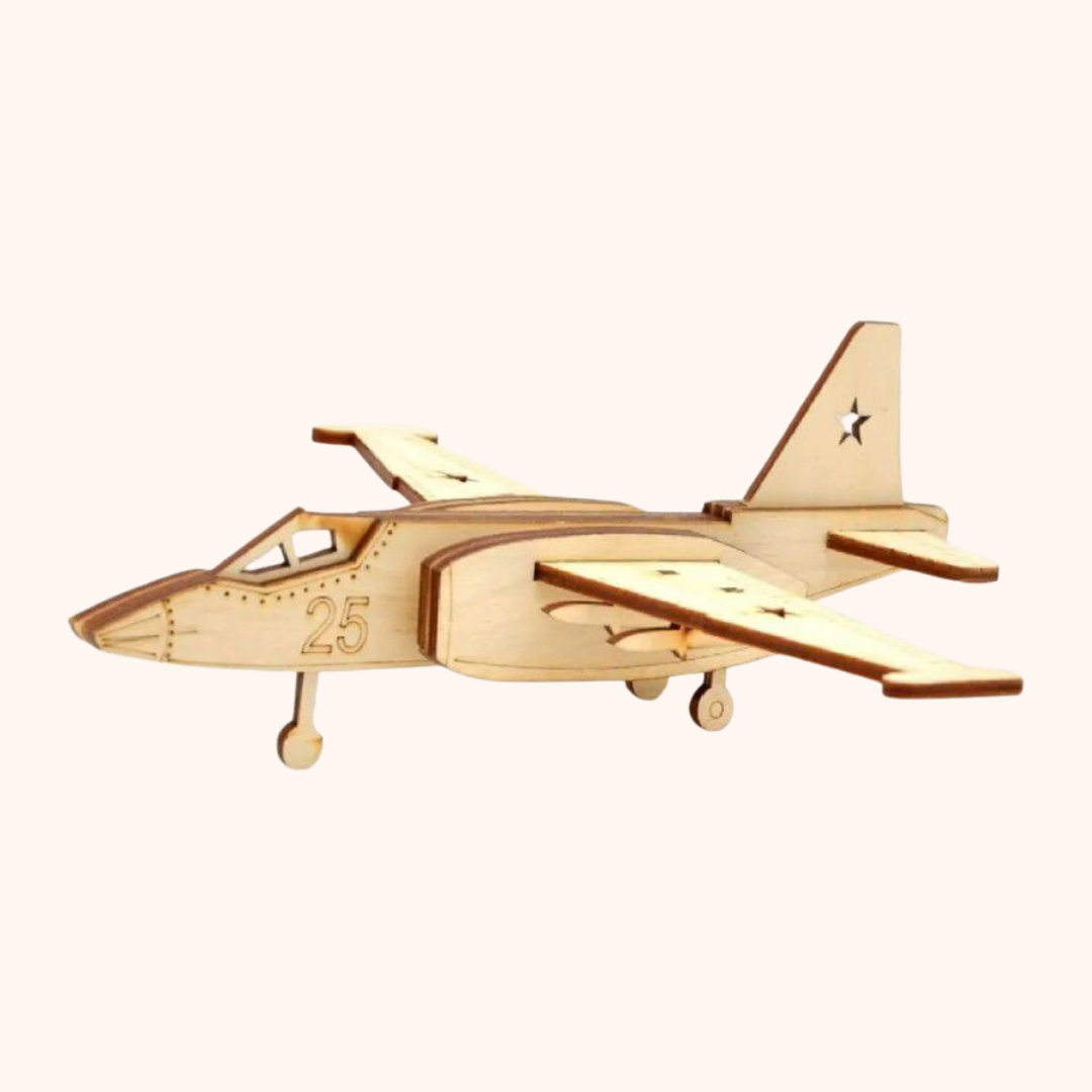 Giftaty Fighter Plane 3D Wooden Model – Unique Gifts for Him