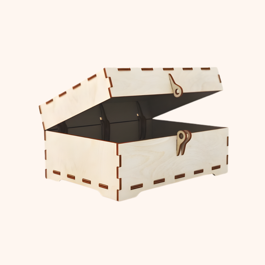 Giftaty Personalized Wooden Jewelry Box – Lockable Storage Gift for Her