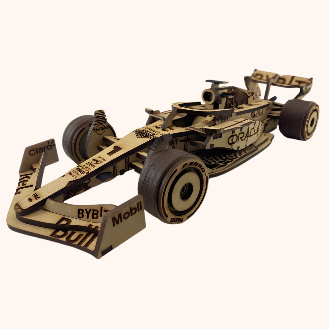 Giftaty Ferrari SF1000 F1 3D Wooden Model – Personalized Racing Gift