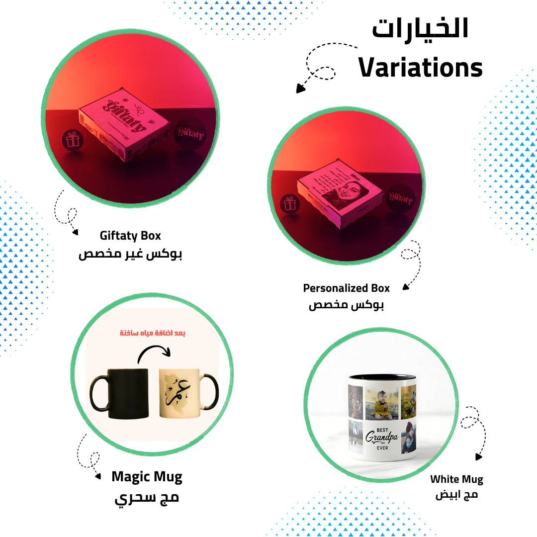 Giftaty Personalized Mug Box With 3 Galaxy Chocolates – Add Your Photo & Name