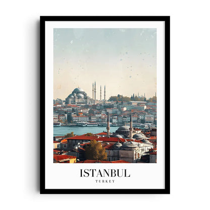 Giftaty Locations Frames | Wall Art | Home Decor (ISTANBUL, Locations)