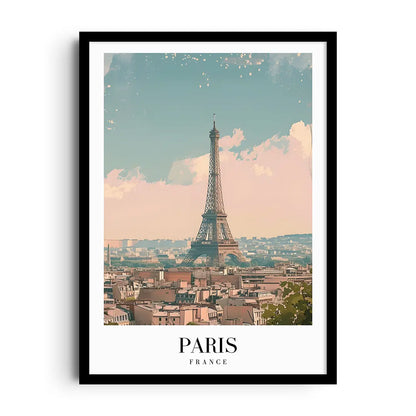 Giftaty Locations Frames | Wall Art | Home Decor (PARISIAN, Locations)