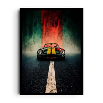 Giftaty Cars & Motors Frames | Wall Art | Home Decor (STRIPES & ASPHALT, Cars & Motors)