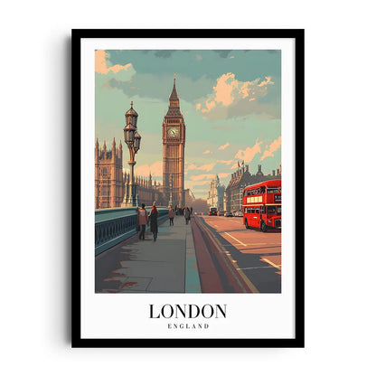 Giftaty Locations Frames | Wall Art | Home Decor (LONDON, Locations)