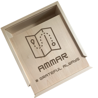 Giftaty Personalized Metal Card Holder