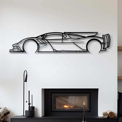 Custom Aston Martin Valkyrie AMR Pro Silhouette Gift | Personalized Wall Art - Giftaty