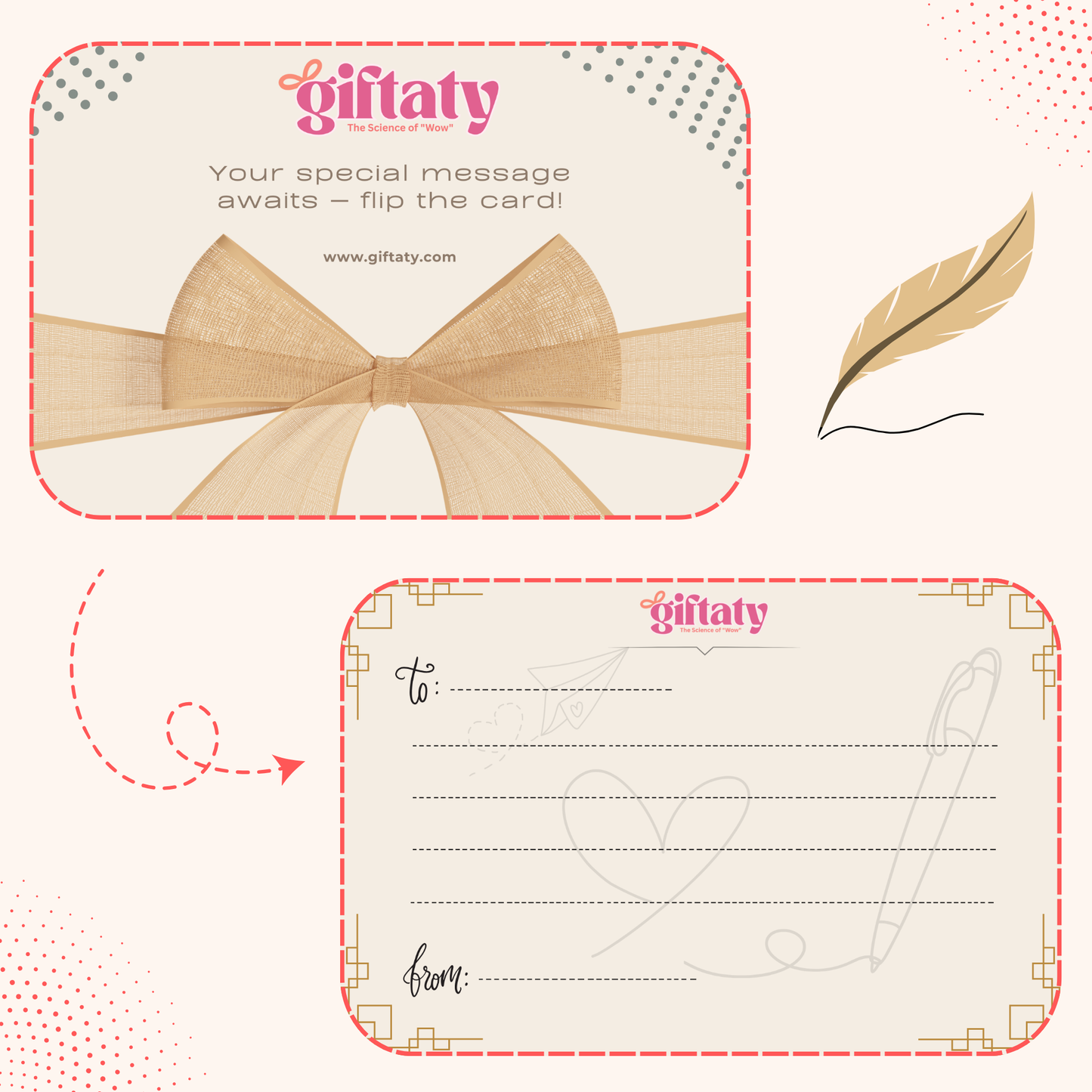 Giftaty Personalized Metal Card Holder