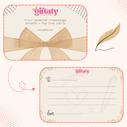 Giftaty Personalized Metal Card Holder