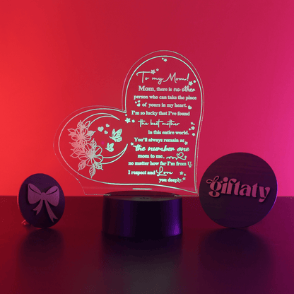 Giftaty 3D LED Acrylic Gift with Wooden Box – Ready - to - Use Designs for Every Occasion - Giftaty