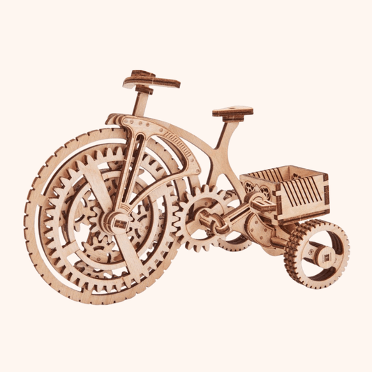 Giftaty Bicycle 3D Wooden Model – Personalized Hobby Gift - Giftaty