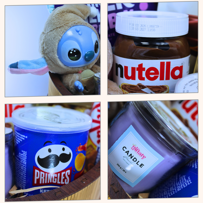 Giftaty Cuddly Delight Premium Gift Wooden Box with Plush & Chocolates - Giftaty