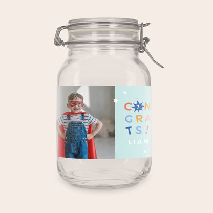 Giftaty Customized Glass Storage Jar Gift - Giftaty