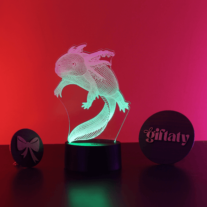 Giftaty Fish 3D LED Night Light – Acrylic Lamp Gift for Fish Lover - Giftaty
