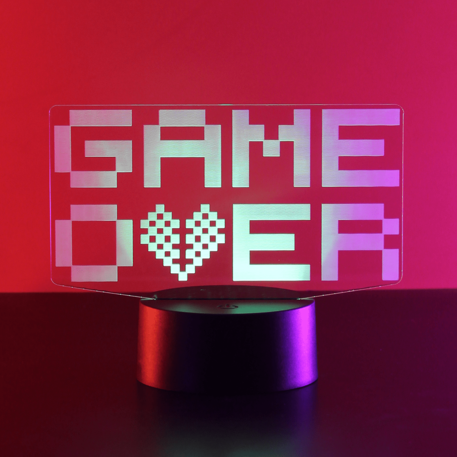 Giftaty Game Over 3D Acrylic Night Light Gift - Giftaty