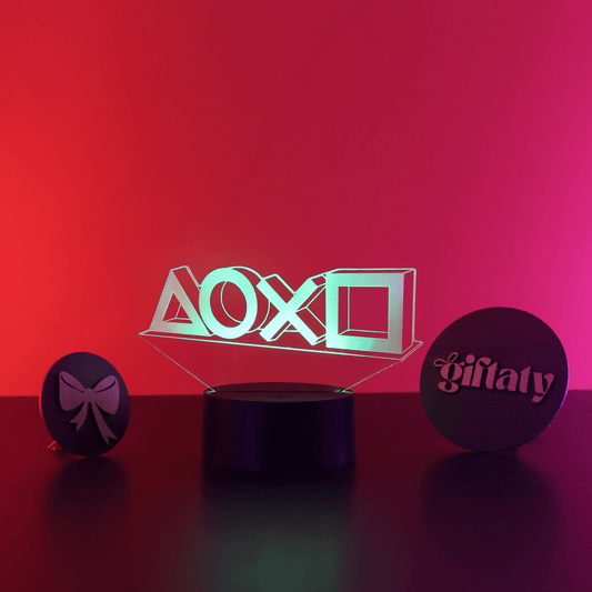 Giftaty Gaming 3D LED Night Light – Acrylic Lamp Gift for Gamers - Giftaty