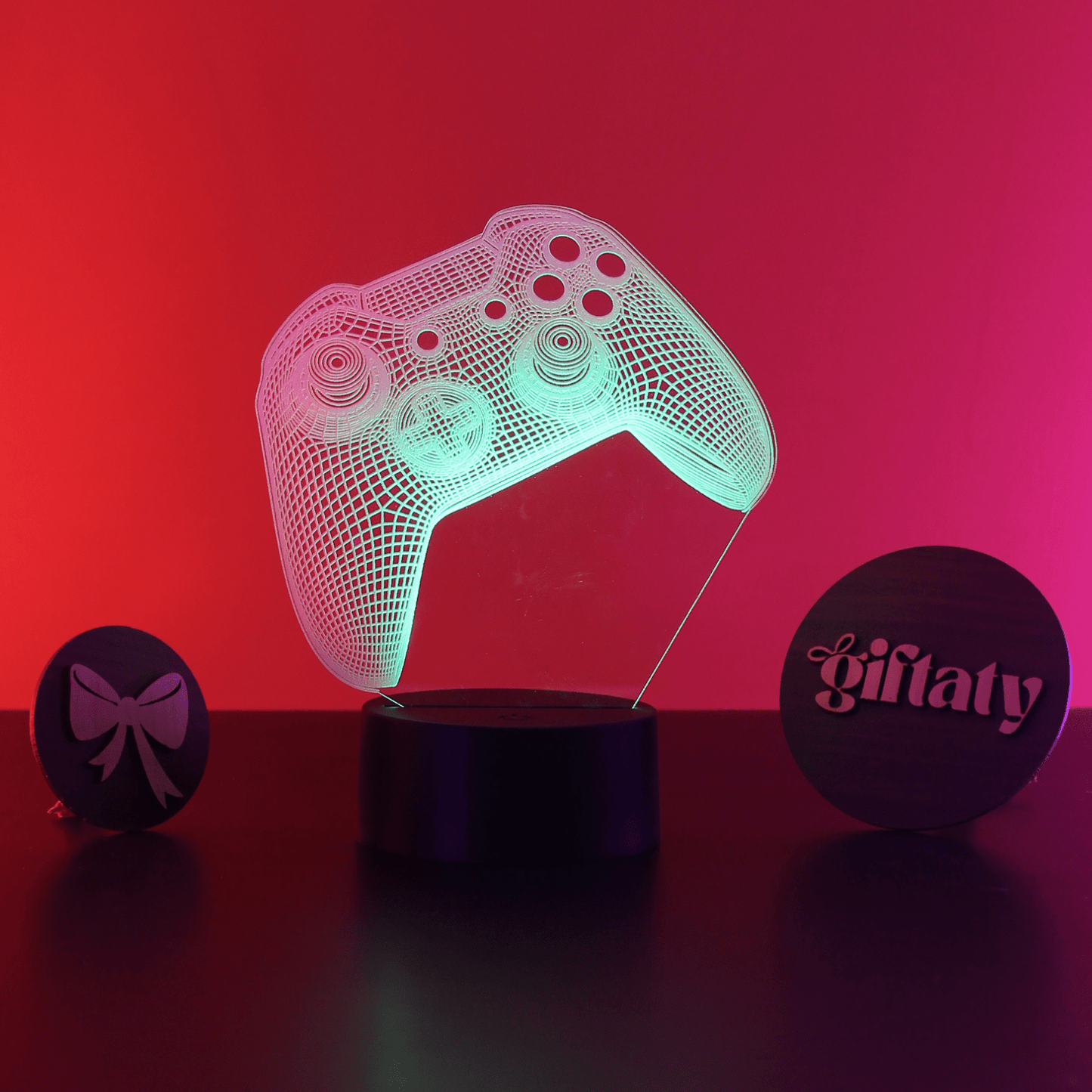 Giftaty Gaming Controller 3D LED Lamp – Acrylic Gift for Gamers - Giftaty