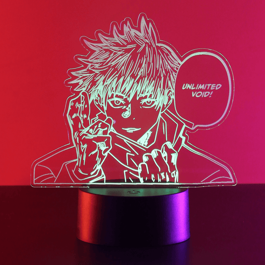 Giftaty Gojo Satoru Unlimited Void 3D Acrylic Night Light Gift - Giftaty