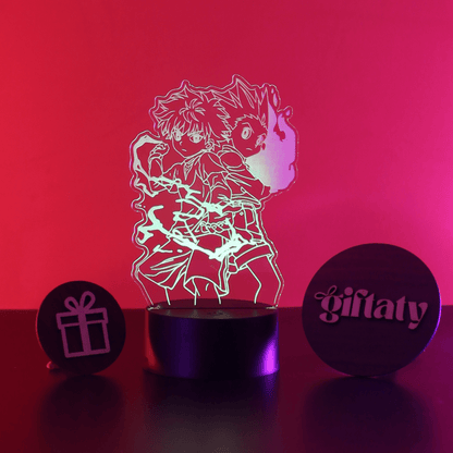 Giftaty Gon and Killua 3D Acrylic Night Light Gift - Giftaty