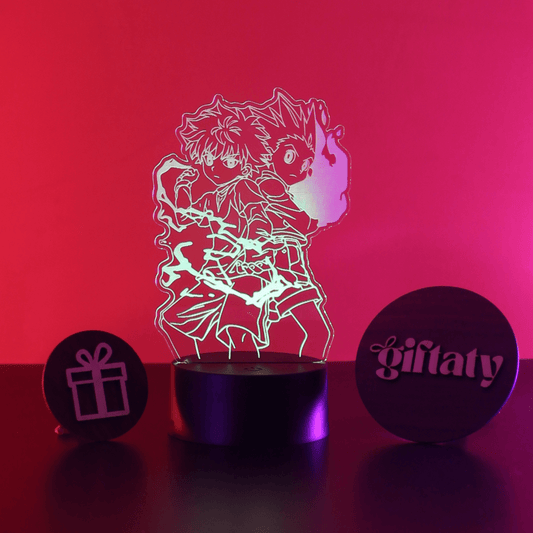 Giftaty Gon and Killua 3D Acrylic Night Light Gift - Giftaty