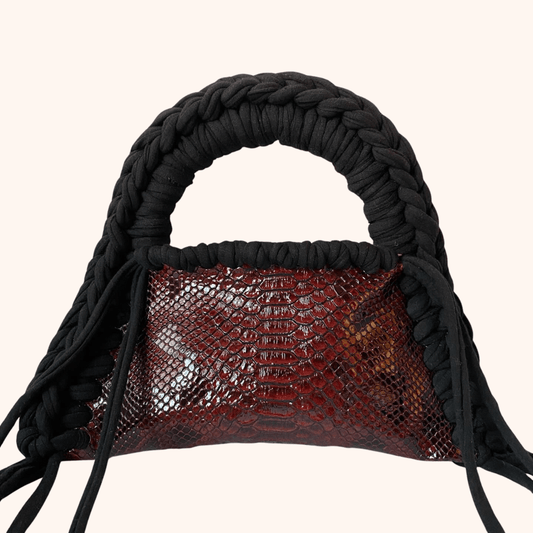 Giftaty Handmade Cherry Cola Leather Bag - Giftaty