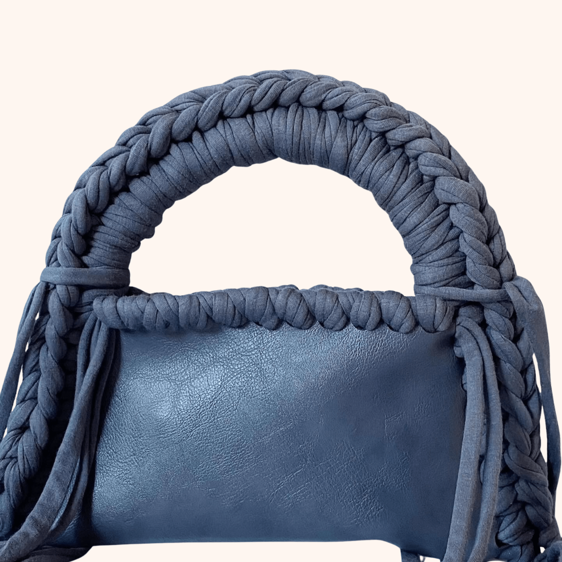 Giftaty Handmade Gray Leather Bag - Giftaty