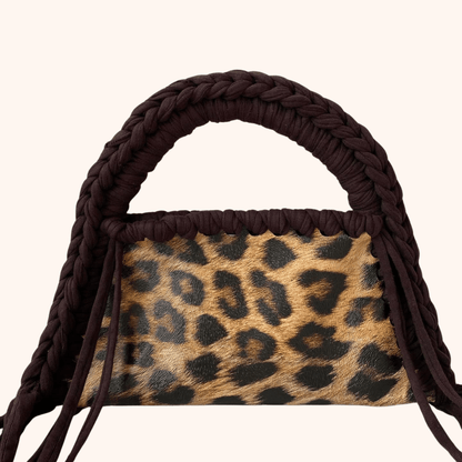 Giftaty Handmade Leopard Leather Bag - Giftaty