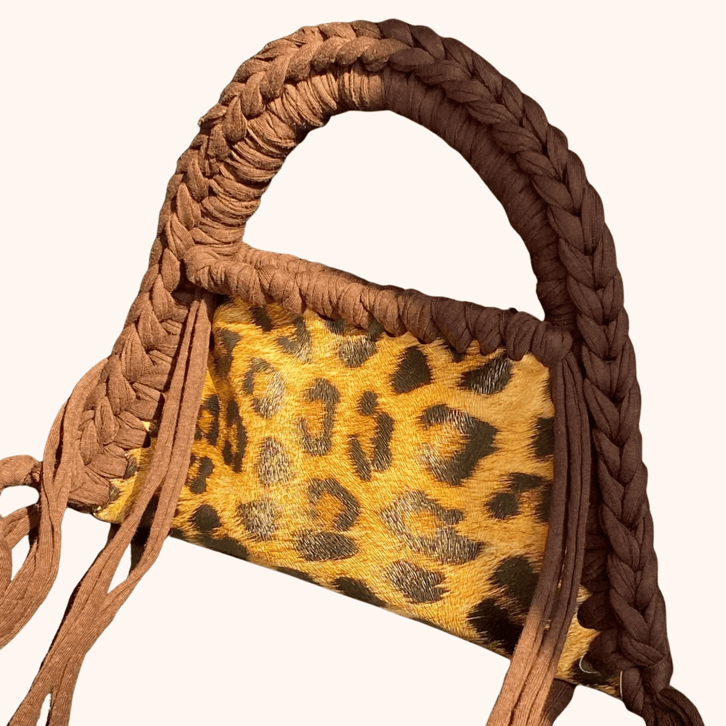 Giftaty Handmade Leopard Leather Bag - Giftaty