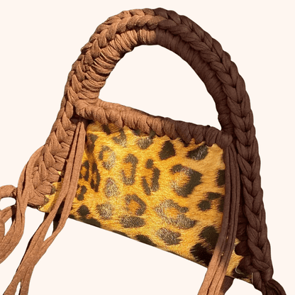 Giftaty Handmade Leopard Leather Bag - Giftaty