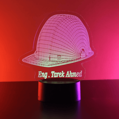 Giftaty I Love You My Forever Heart Shaped Acrylic 3D LED Lamp | Star Design, Flower Car Illustration, Ready to Use - Giftaty