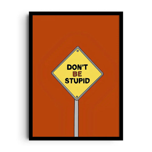 Giftaty Motivational Frames | Wall Art | Home Decor (DON’T BE, Motivational) - Giftaty
