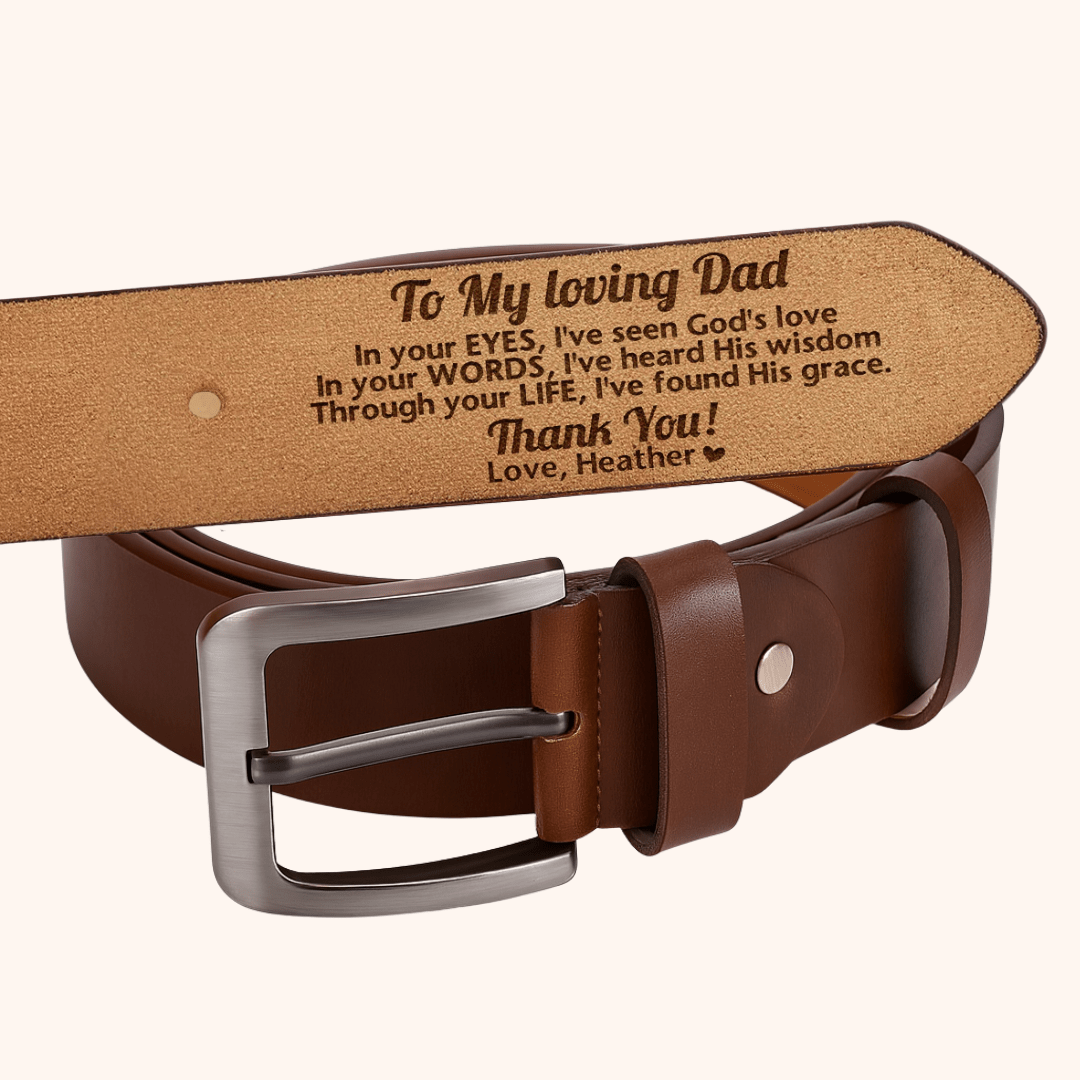 Giftaty Personalized Italian Leather Belt - Giftaty