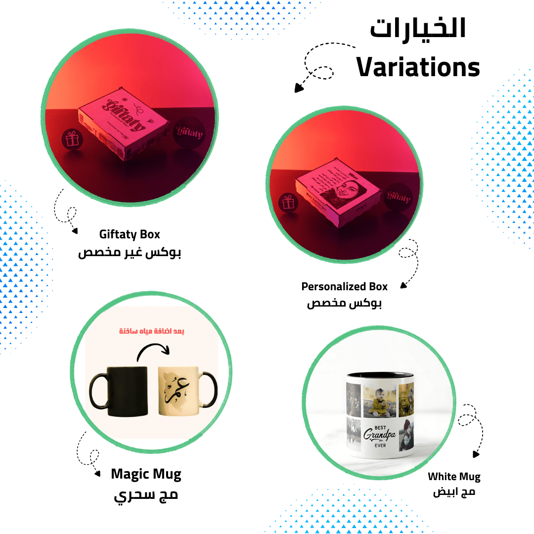 Giftaty Personalized Mug Box With 3 KitKat Chocolates – Add Your Photo & Name - Giftaty