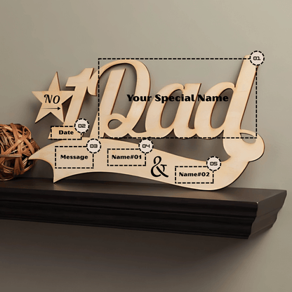 Giftaty Personalized Wooden Sign – Custom Names, Date & Message - giftaty