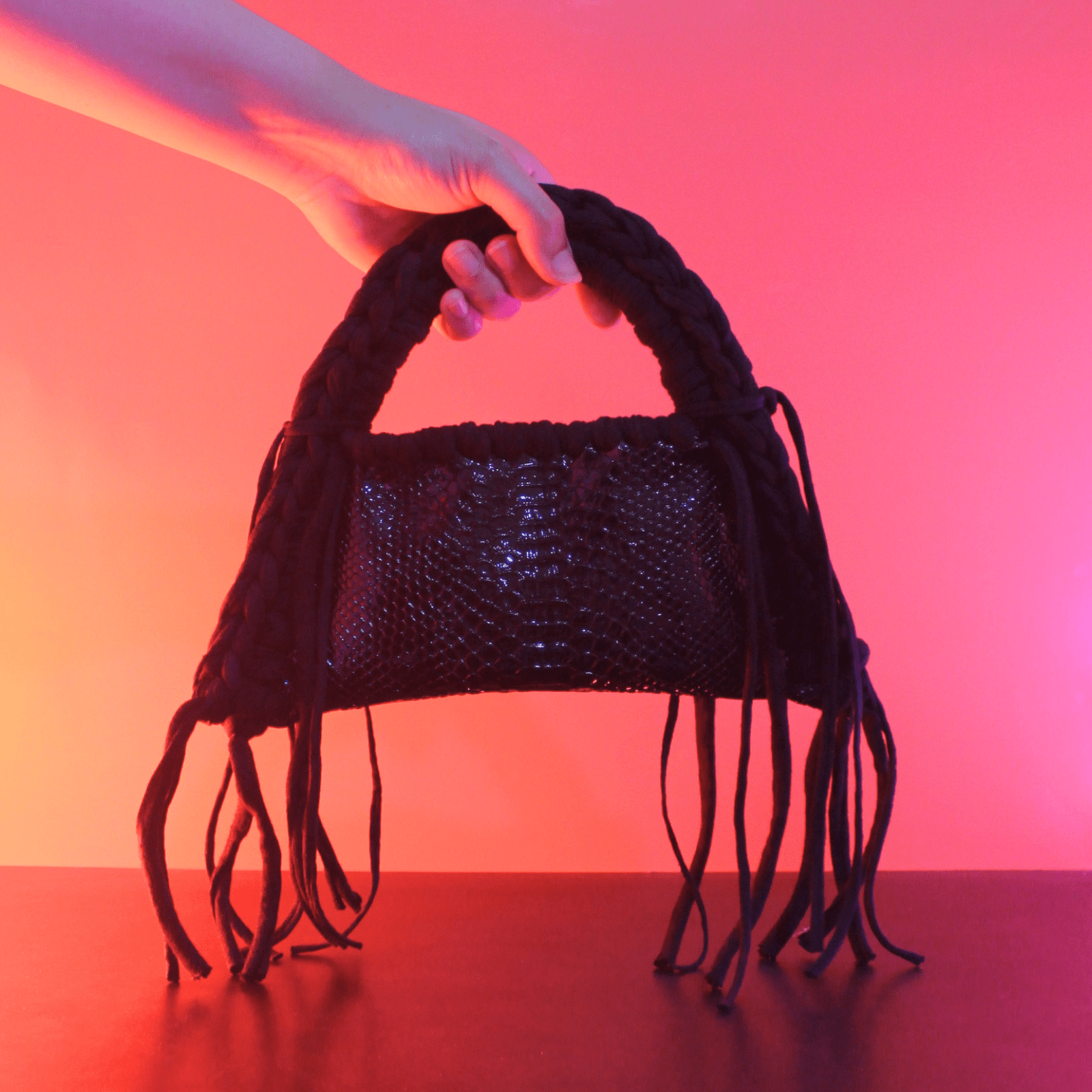 Giftaty Premium Handmade Cherry Cola Leather Bag - Giftaty