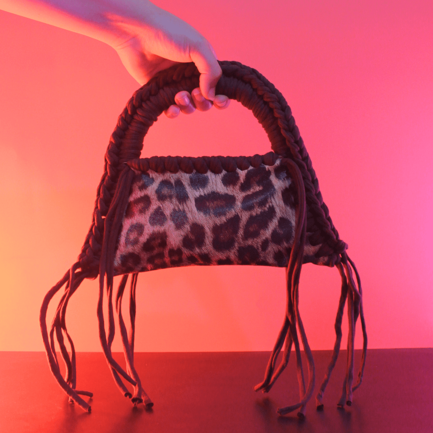 Giftaty Premium Handmade Leopard Leather Bag - Giftaty