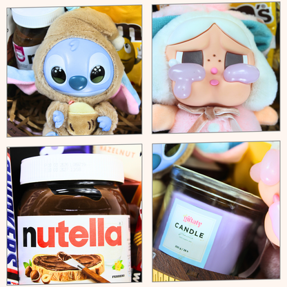 Giftaty Sweet & Cuddly Premium Gift Wooden Box with Plushies & Chocolates - Giftaty