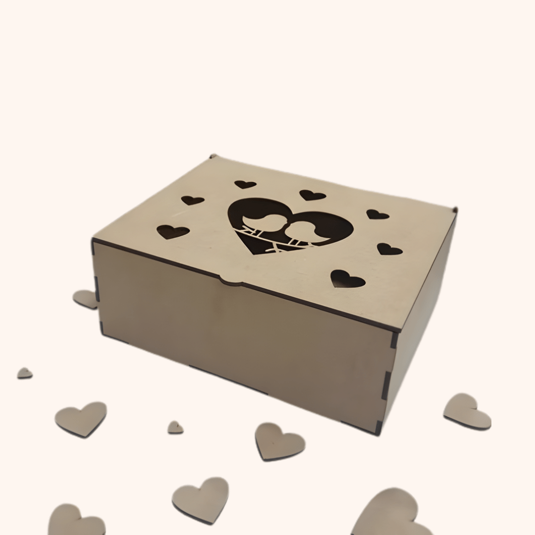 Giftaty Treasure Chest Wedding Ring Box – Personalized Engraved Gift - Giftaty