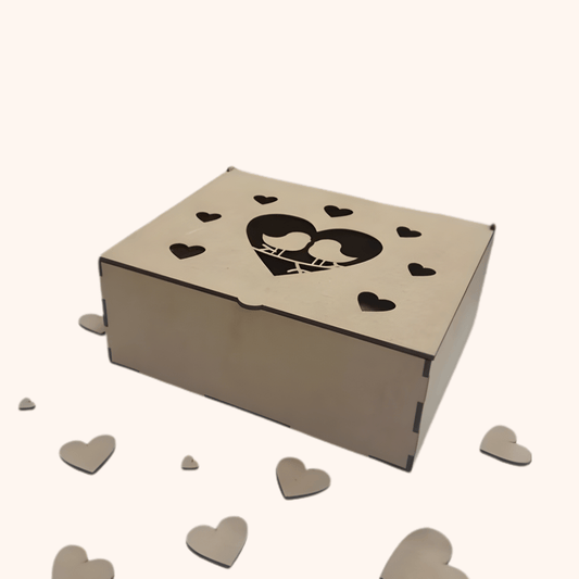 Giftaty Treasure Chest Wedding Ring Box – Personalized Engraved Gift - Giftaty