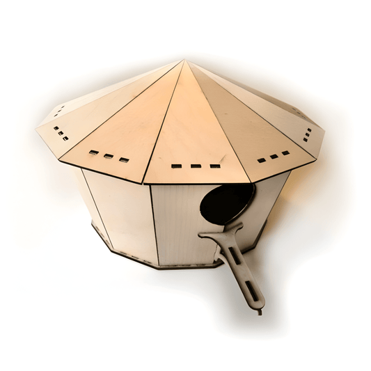 Giftaty Wooden Bird Nest Box – Unique Garden Gift - Giftaty