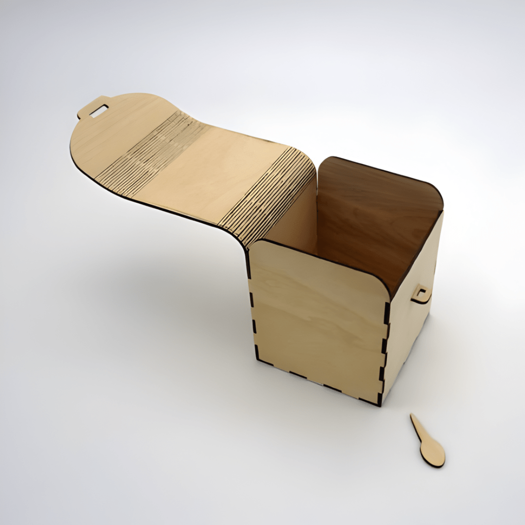 Giftaty Wooden Box with Living Hinge Lid – Personalized Gift Box - Giftaty