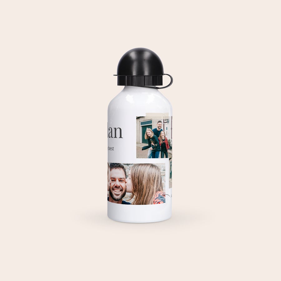 Customized 500ml aluminium water bottle gift by Giftaty, main product view