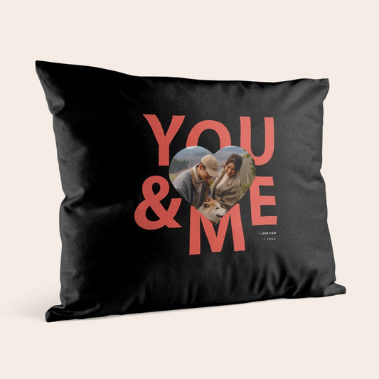 Personalized photo cushion gift by Giftaty with a custom printed design